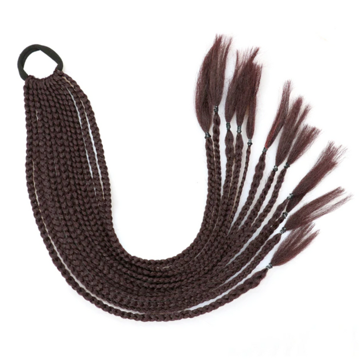 Tresses Africaine Queue de Cheval Chatain | Frossia