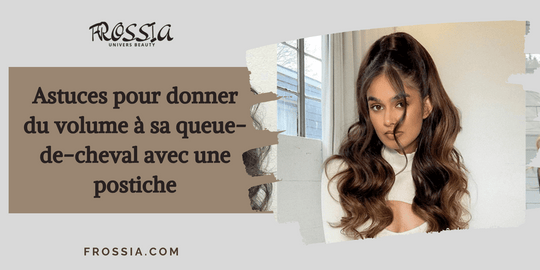 Queue de cheval avec un ruban | Coiffures faciles à faire avec foulard