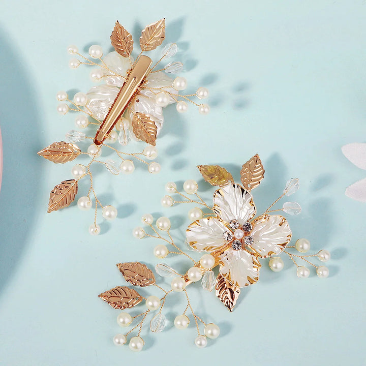 Épingles à Cheveux Bohème Chic pour Mariage – Lot de 2