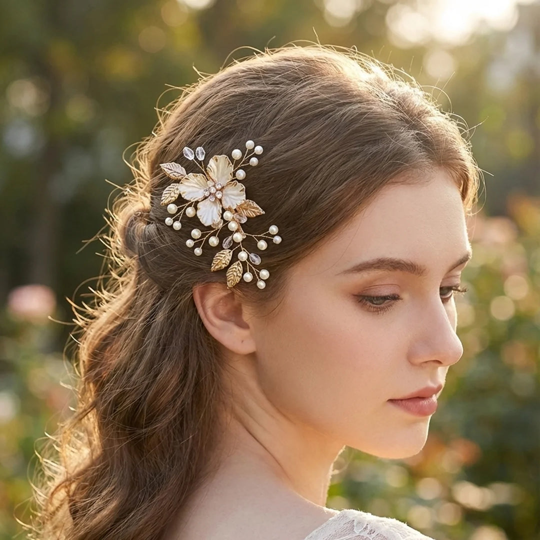 Épingles à Cheveux Bohème Chic pour Mariage – Lot de 2