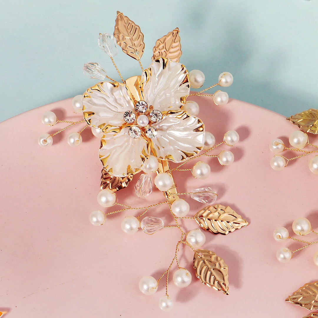 Épingles à Cheveux Bohème Chic pour Mariage – Lot de 2