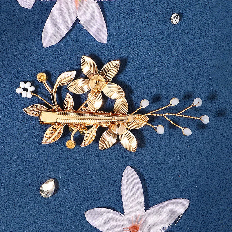 Épingle à Cheveux Mariage Dorée – Élégance Délicate