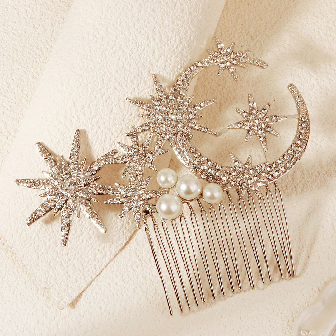 Peigne à Cheveux Céleste pour Mariage
