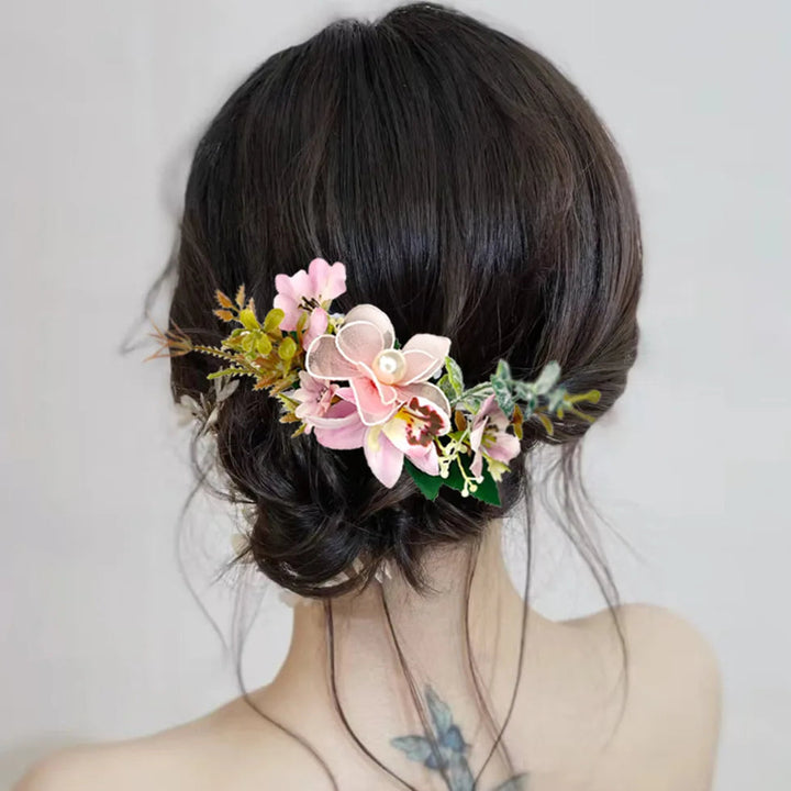Peigne à Cheveux Fleurs Stabilisées