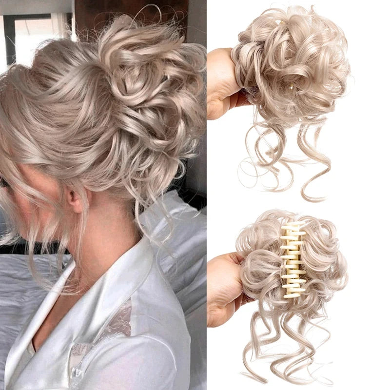 Faux Chignon avec Pince Crabe | Frossia