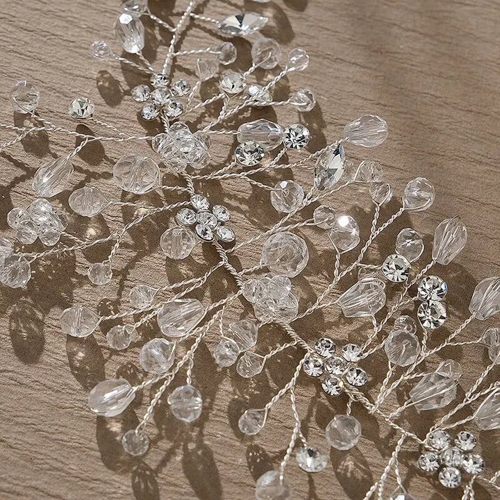 Épingle à Cheveux Longue en Cristal pour Mariage