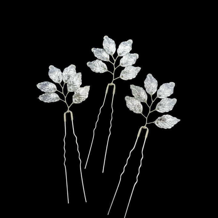Épingle à cheveux feuille pour mariage bohème