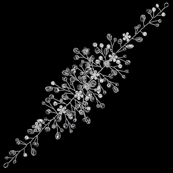 Épingle à Cheveux Longue en Cristal pour Mariage