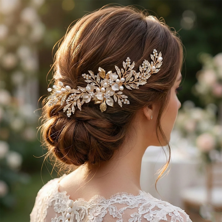 Peigne à Cheveux de Mariée Chic
