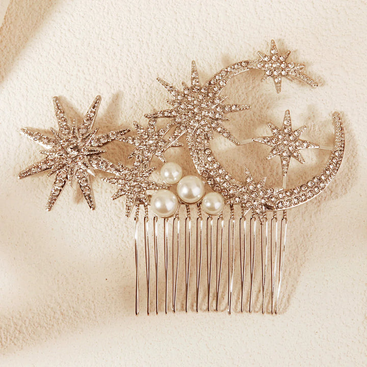 Peigne à Cheveux Céleste pour Mariage