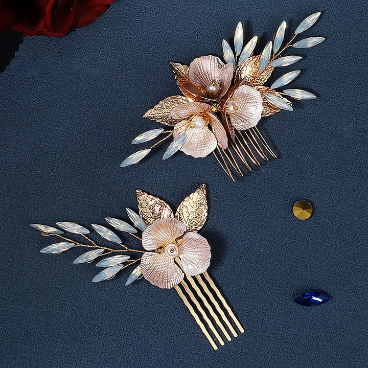 Peigne à Cheveux pour Mariage Bohème Chic