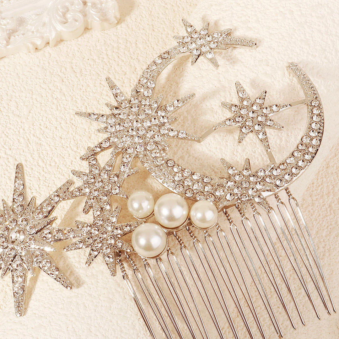 Peigne à Cheveux Céleste pour Mariage