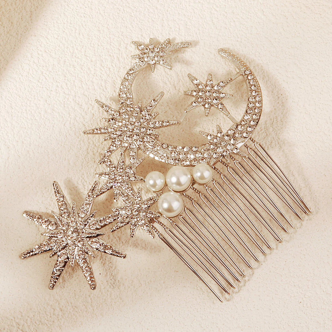 Peigne à Cheveux Céleste pour Mariage