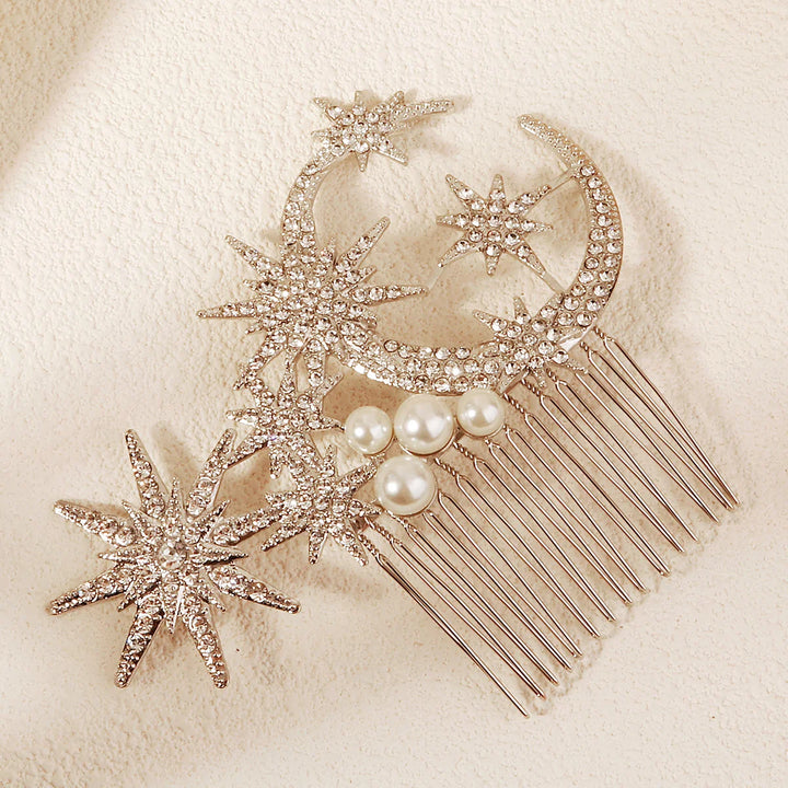 Peigne à Cheveux Céleste pour Mariage