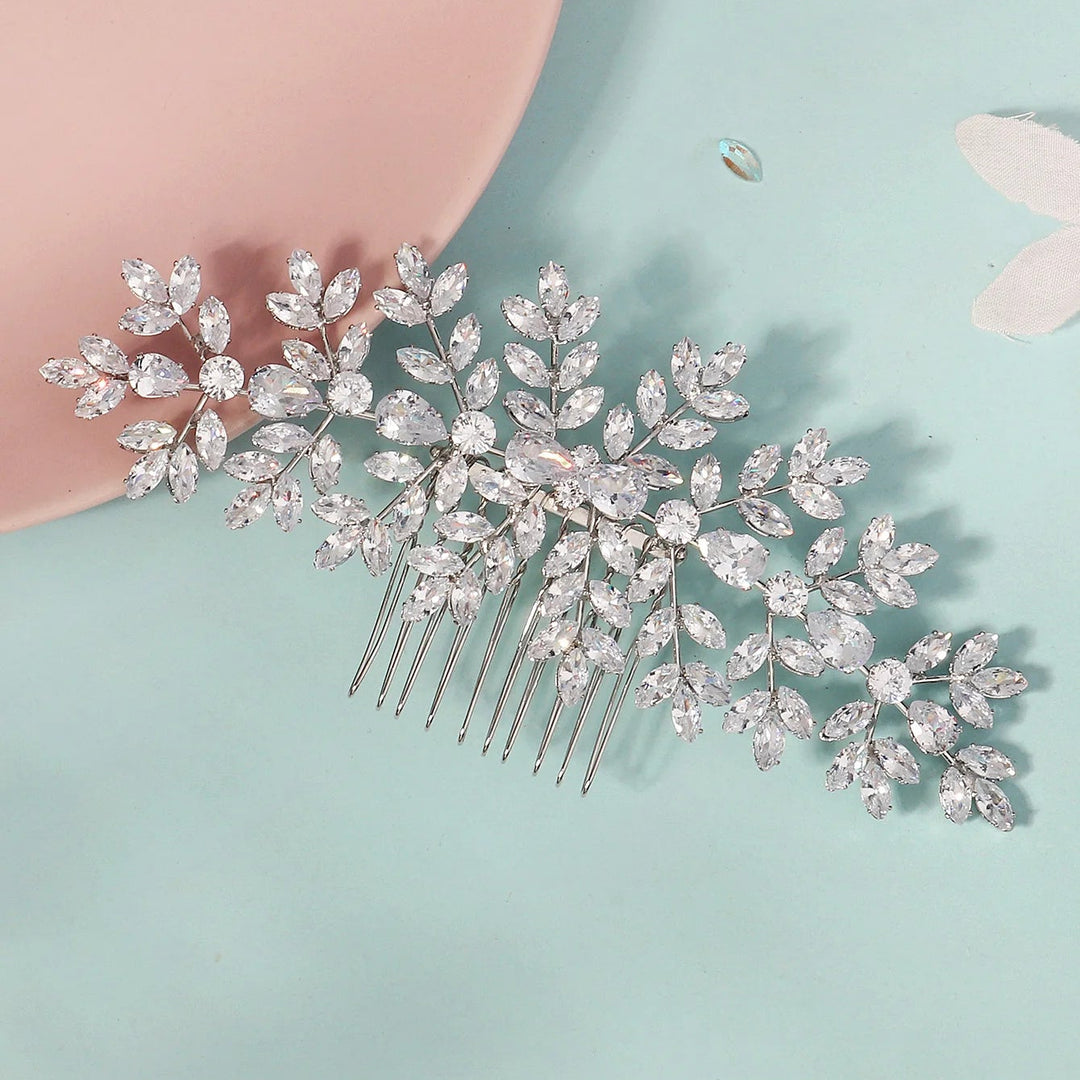 Grand Peigne à Cheveux pour Chignon de Mariage