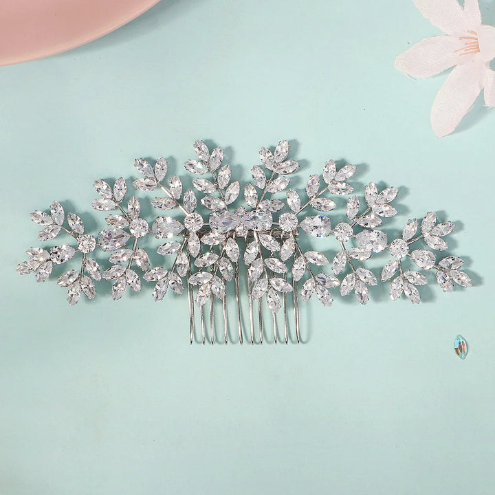 Grand Peigne à Cheveux pour Chignon de Mariage