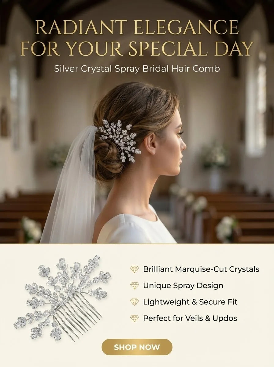 Peigne à Cheveux Bijou de Mariage