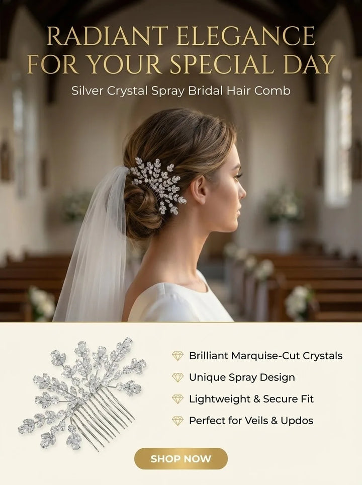 Peigne à Cheveux Bijou de Mariage
