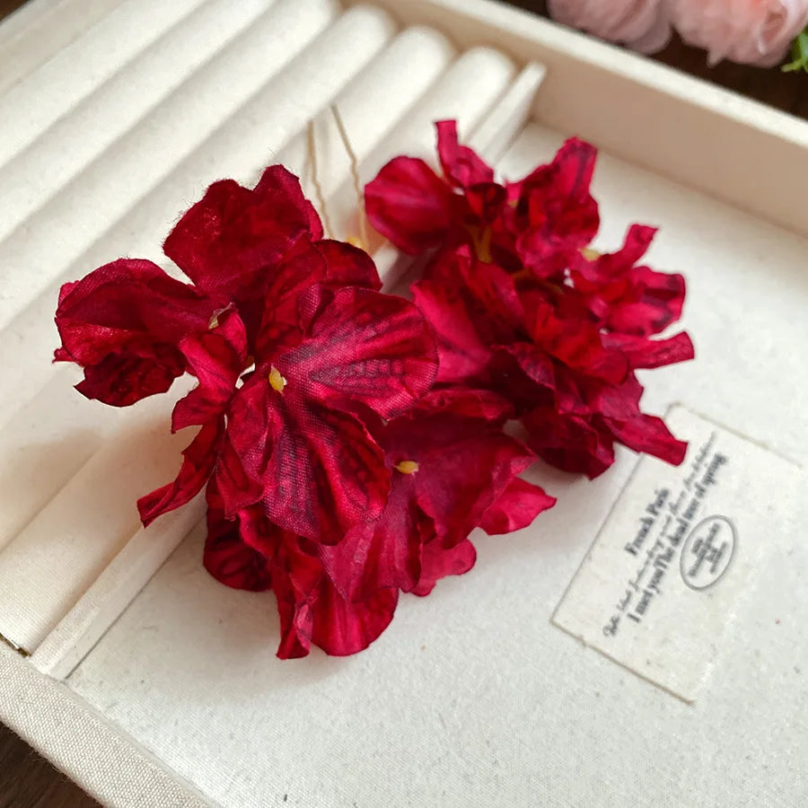 Épingle à cheveux fleurs bohème