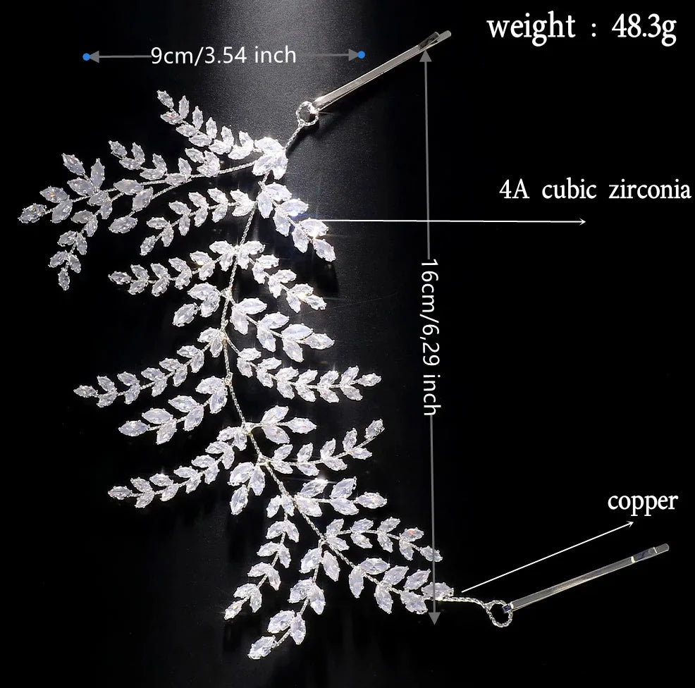 Épingles à Cheveux pour Chignon motif Feuillage – Élégance et Brillance