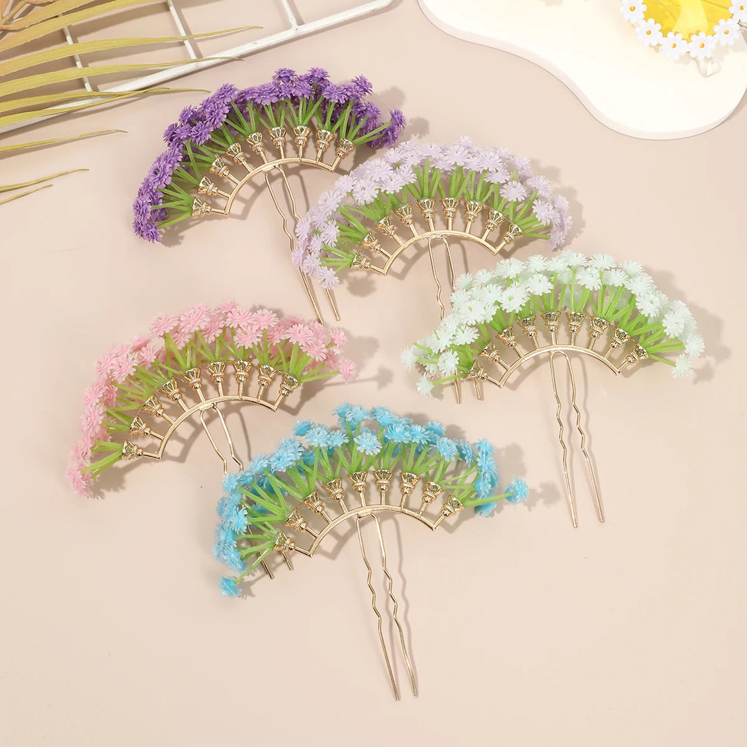 Épingle à cheveux fleurs marguerite bohème chic