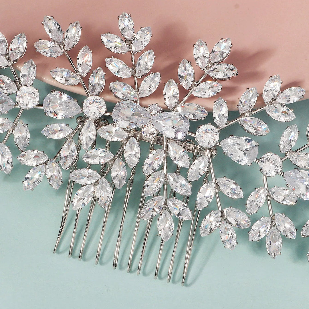 Grand Peigne à Cheveux pour Chignon de Mariage