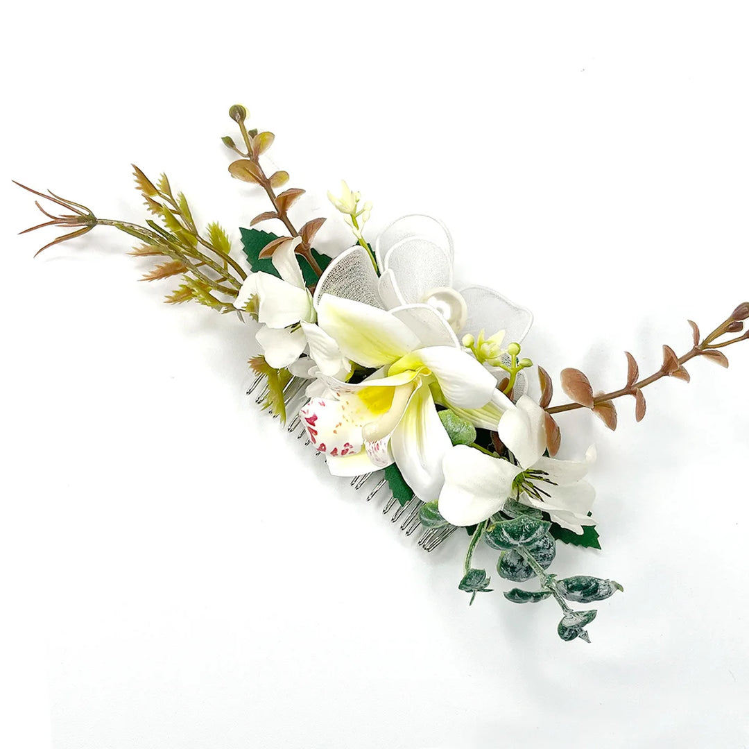 Peigne à Cheveux Fleurs Stabilisées