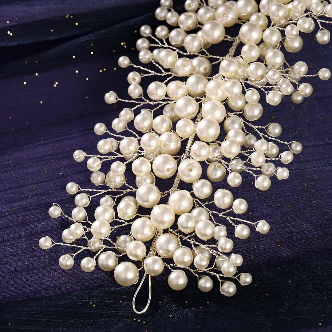 Grande épingle à cheveux à perles pour mariage