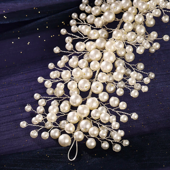 Grande épingle à cheveux à perles pour mariage