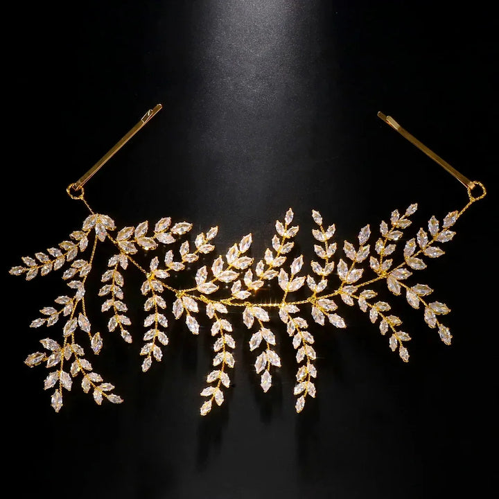 Épingles à Cheveux pour Chignon motif Feuillage – Élégance et Brillance