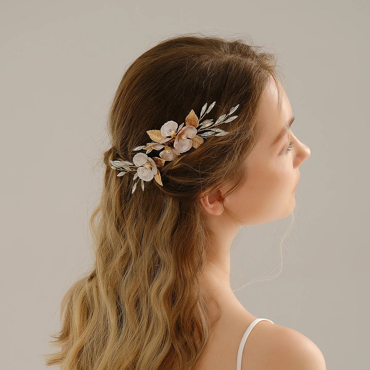 Peigne à Cheveux pour Mariage Bohème Chic