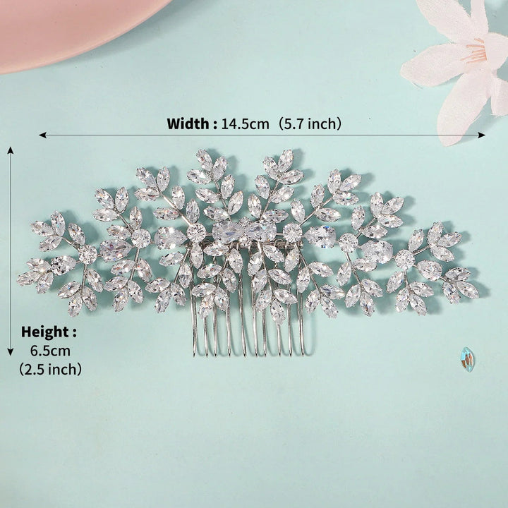 Grand Peigne à Cheveux pour Chignon de Mariage