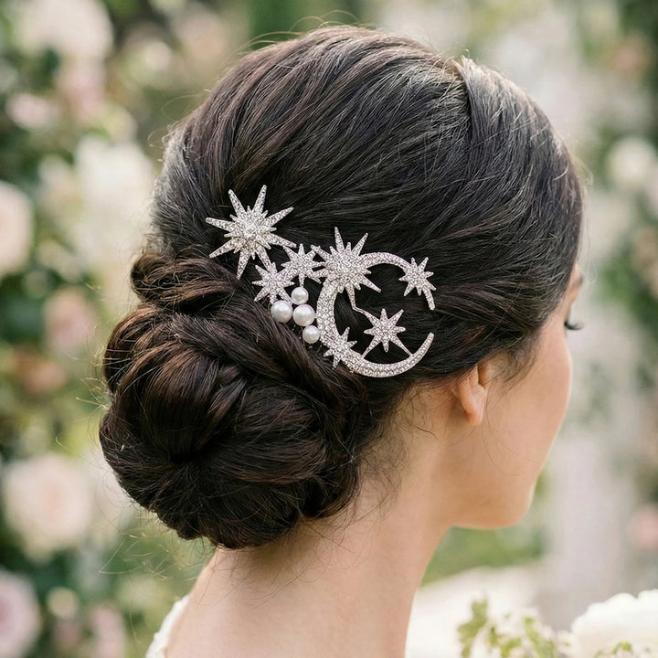 Peigne à Cheveux Céleste pour Mariage