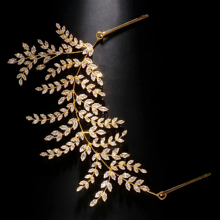 Épingles à Cheveux pour Chignon motif Feuillage – Élégance et Brillance
