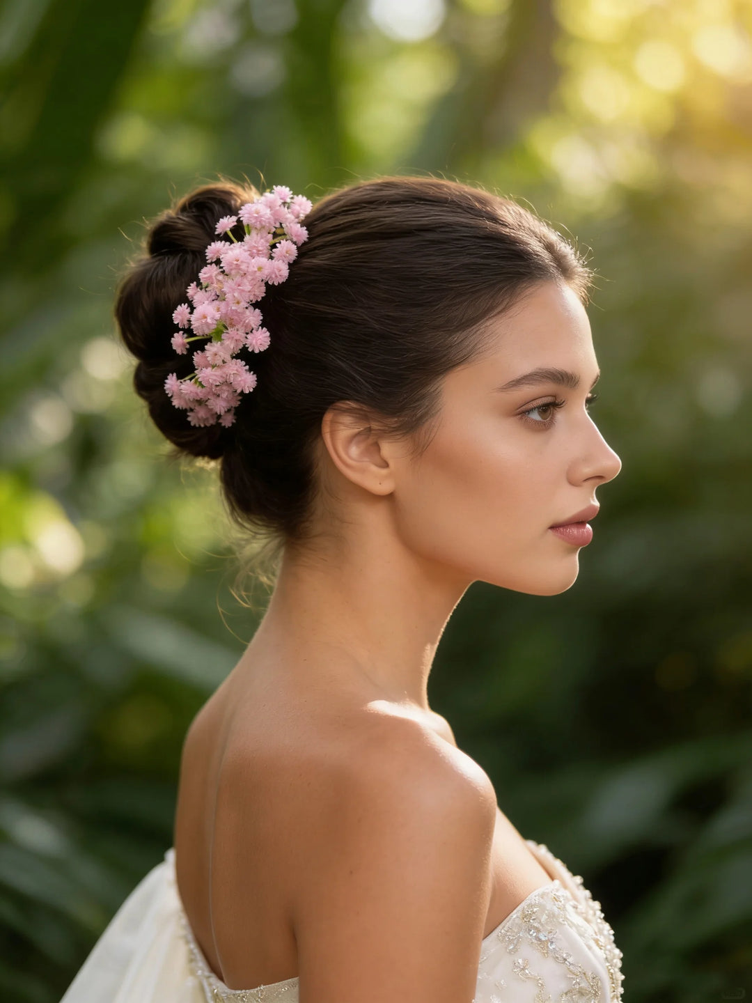 Épingle à cheveux fleurs marguerite