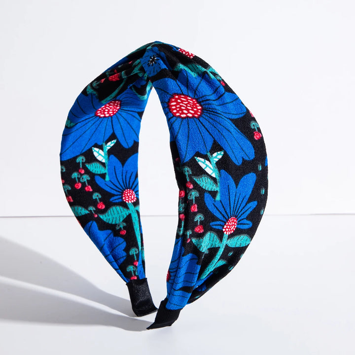 Serre-tête vintage fleuri pour femme élégant et tendance