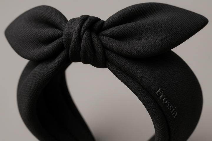 Bandeau Cheveux Noir - Détail
