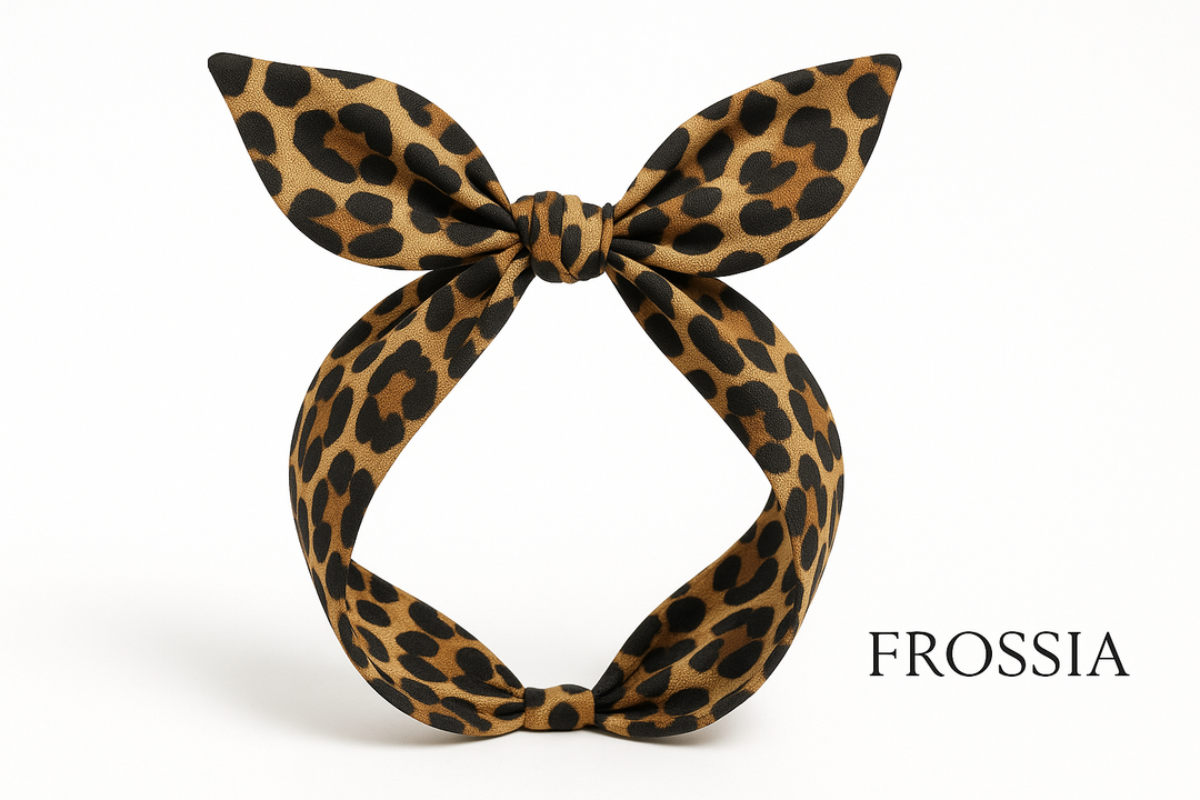 Bandeau Fil de Fer Léopard - Artisanal