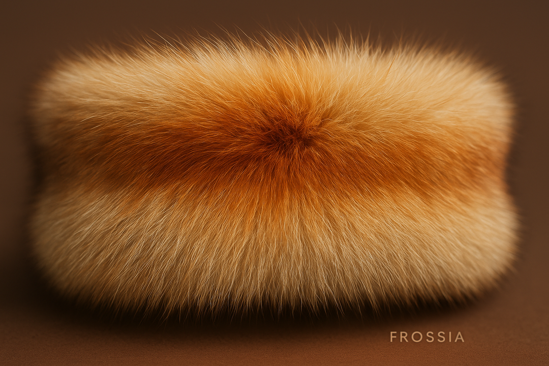 Bandeau Fourrure Renard - Détail Luxe
