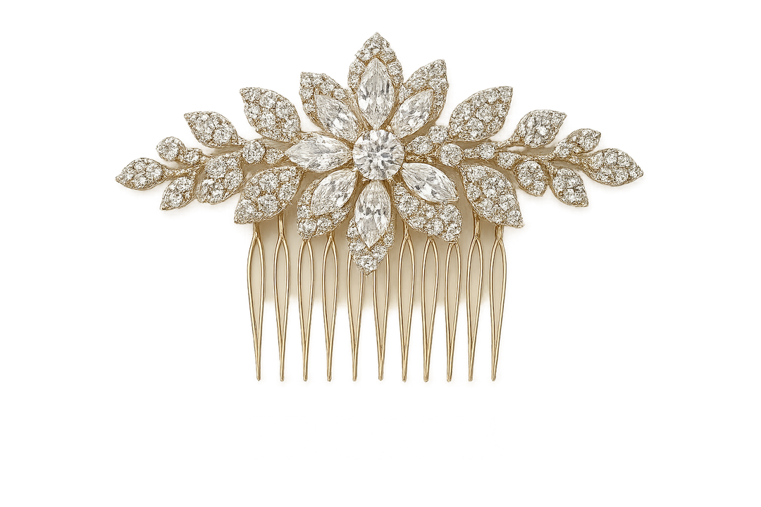 Peigne Cheveux Bijoux Strass - Premium