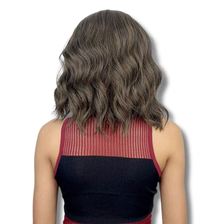 Perruque Bandeau Châtain Mi-Longue - Style Naturel Facile