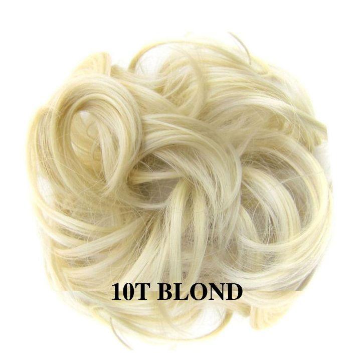 Chouchou cheveux  Blond | Chouchou Postiche Cheveux | Frossia