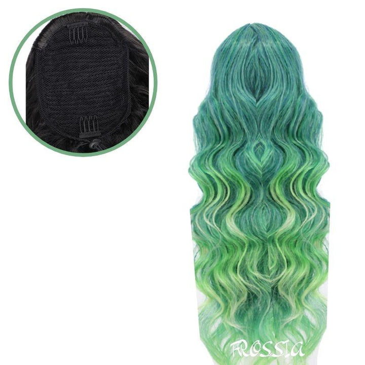 Extension Cheveux Queue de Cheval de couleur vert | Frossia