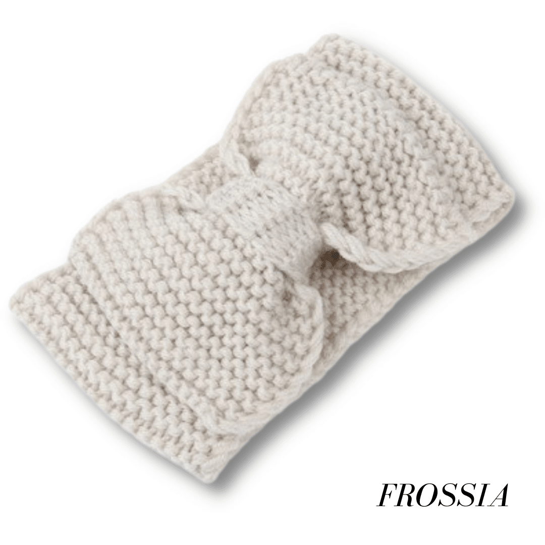 Bandeau Cheveux blanc Crochet | Frossia