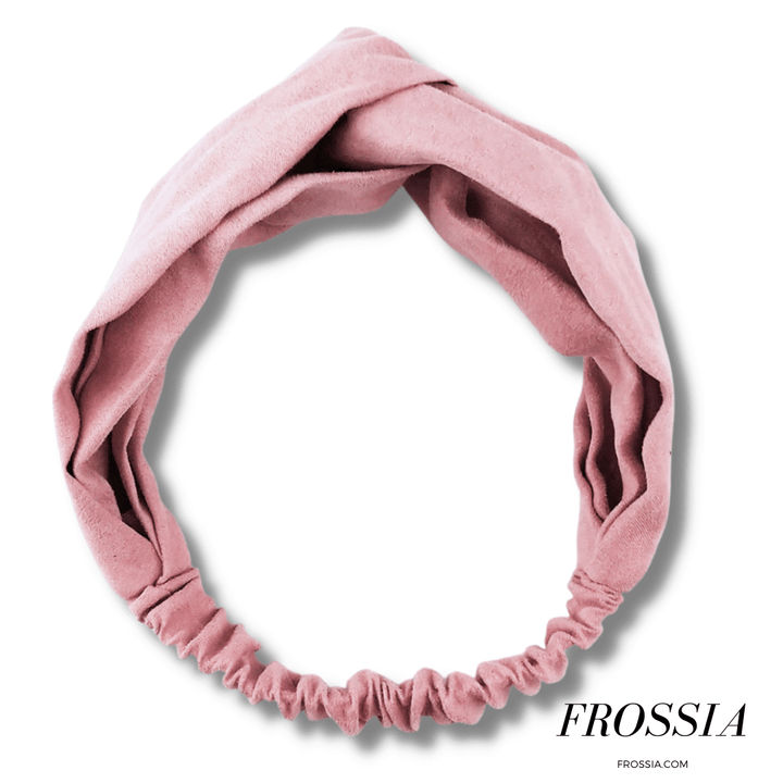 Bandeau cheveux femme uni rose | Frossia