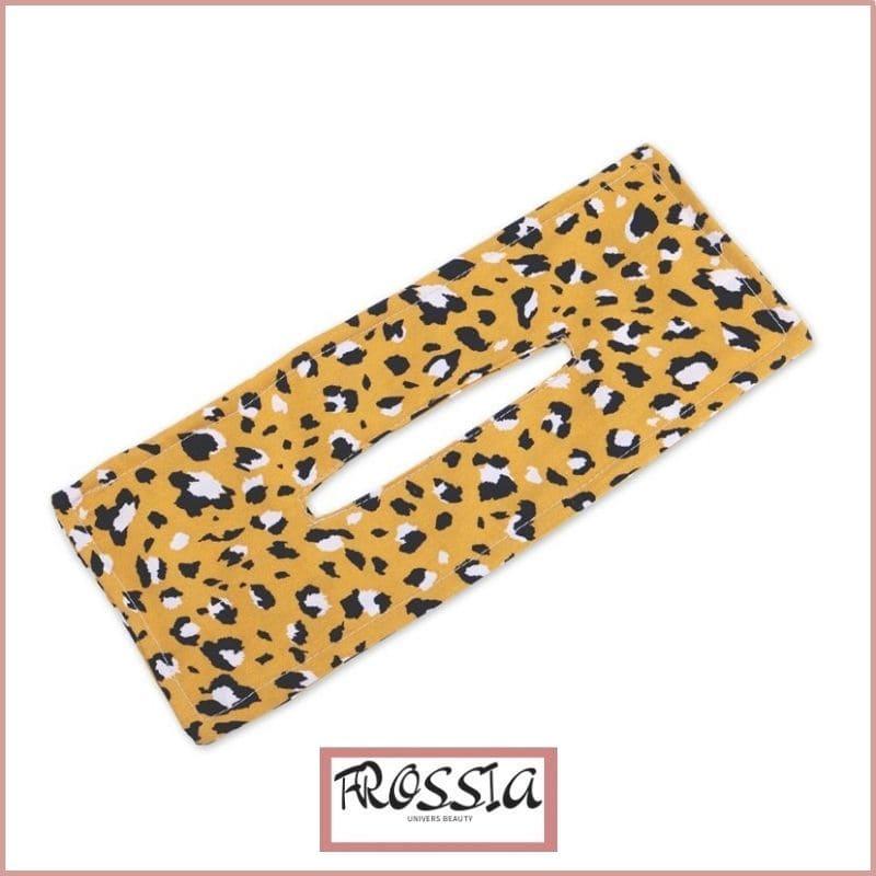 chouchou chignon motif  leopard