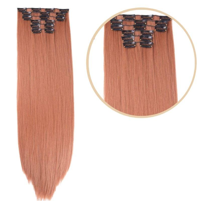 Extension cheveux roux avec clips