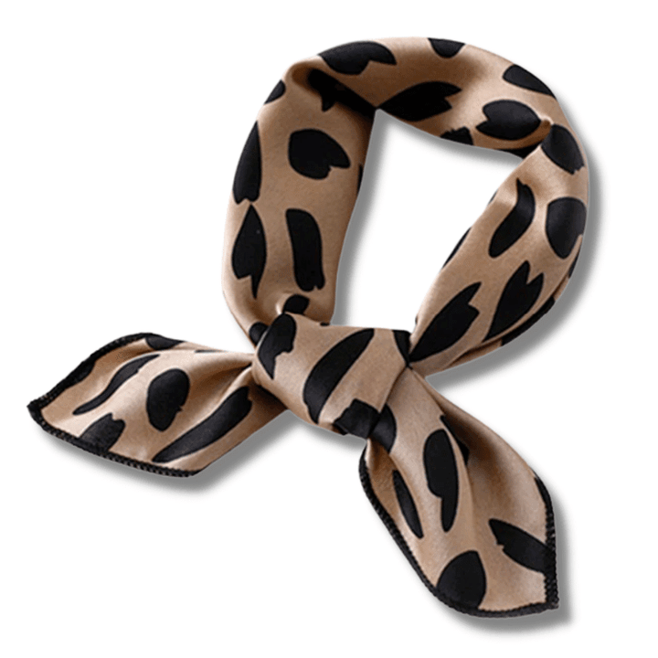 foulard leopard cheveux