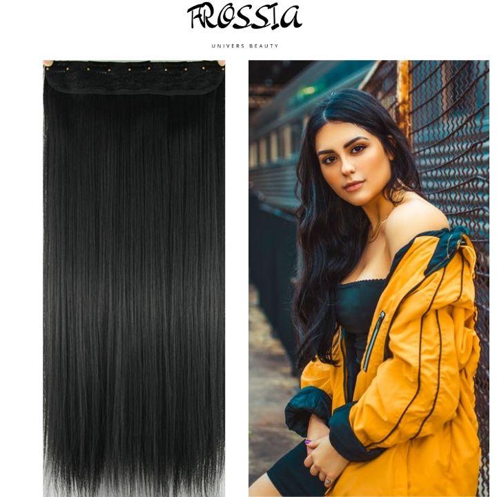 Extension Cheveux a Clip Noir (Mono-Bande) - Frossia