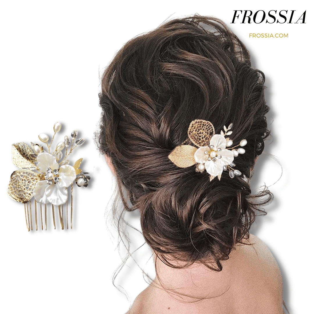 Peigne mariage fleur | Frossia